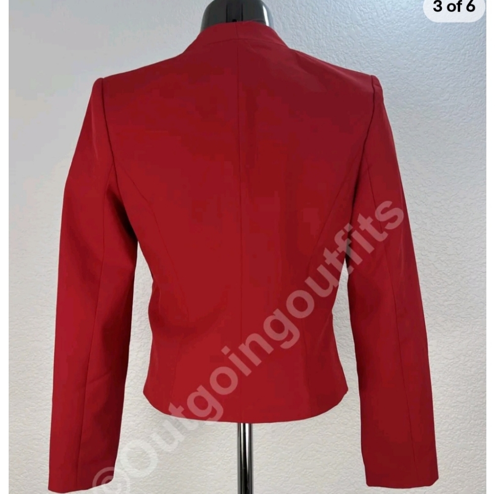 Elegant Red Blazer